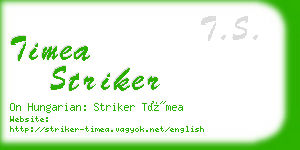 timea striker business card